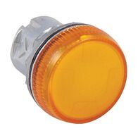 Allen-Bradley 800F Pilot Light 22.5mm Head Only Round Plastic Amber