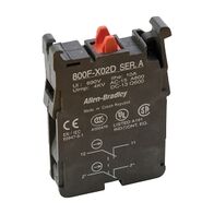Allen-Bradley 800F NO  Latch Screw Contact Block 1 N.C. for 22.5mm Pushbutto Double Circuit
