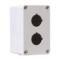 Allen-Bradley 800H Enclosure ThermoPlas Poly 2 Holes 3 4 Inch Conduit Entry Grey for 30.5mm PB
