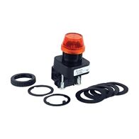 Allen-Bradley 800H Pilot Light 30.5mm Complete Plastic FS NTO LED Transformer 120V AC Amber