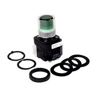 Allen-Bradley 800H Pilot Light 30.5mm Complete Plastic FS NTO LED Transformer 120V AC Green