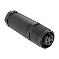 AB Pre Wired Connection System Terminal Chamber Internal Thread 12 to 14mm Mini 4Pin Male Straight