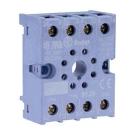 Finder 90 Series Base for 6012 Relay Box Clamp with Metal Clip