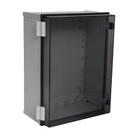 Fibox CAB Enclosure Wall Mount PC IP65 W400 x H600 x D220mm with Lock Clear