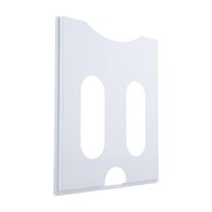 NHP Concept Panelboard Accessory Door Schedule Card Holder 7mm Pocket A4 White