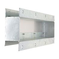 NHP Concept Plus Panelboard Plinth Kit Single 75mm Hot Dip Galvanised