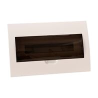NHP MOD6 CSB Insulated Loadcentre 18 Way DIN Flush Door Transparent