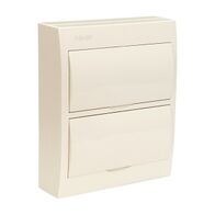 NHP MOD6 CSB Insulated Loadcentre 24 Way DIN Surface Door White