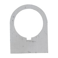 Sprecher and Schuh D7 Legend Plate 30 x 40 mm BLANK Aluminum