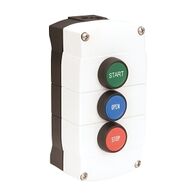 Sprecher and Schuh D7 Enclosed Pushbutton Station Plastic Start Open Stop IP66