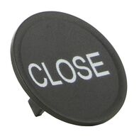 Sprecher and Schuh D7 Colour Cap for Flush Non Illuminated Pushbutton 22.5mm Black Close