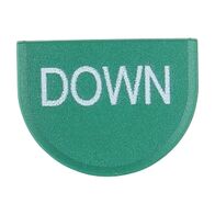 Sprecher and Schuh D7 Colour Cap For Flush Bottom Multi Function Pushbutton 22.5mm Green Down