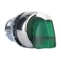 Sprecher and Schuh D7 Selector Switch 22.5mm Head Only Metal STD KNB 3 POS Illuminated GRN SR Right