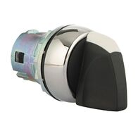 Sprecher and Schuh D7 Selector Switch 22.5mm Head Only Metal STD BLK Knob 3 POS SR from Left Right