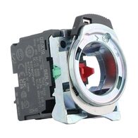 Sprecher and Schuh D7 Contact Block Metal Latch Mount 1 N.C. plus Plate for 22.5mm Pushbutton