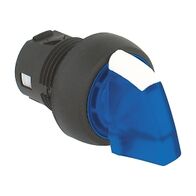 Sprecher and Schuh D7 Selector Switch 22.5mm Head Only Plastic STD KNB 2 POS Illuminated BLU MAIN