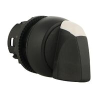 Sprecher and Schuh D7 Selector Switch 22.5mm Head Only Plastic STD BLK Knob 3 POS SR from Left Right