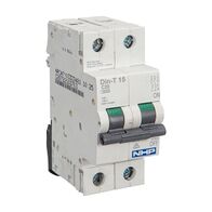 NHP DIN-T Miniature Circuit Breaker 50kA 2Pole 25A C Curve