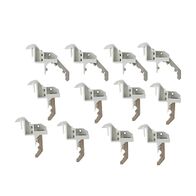 NHP DIN-T LOCKDIN MCBS and DSRCBH Right Hand 6.5mm 12 Pack