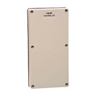 NHP ISO Cover - Blank, 2 Gang - 28mm depth, Grey