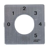 Sprecher and Schuh L2 Cam Switch Ll2A4 Legend Plate 48 x 48mm 0 1 2 3 4 5