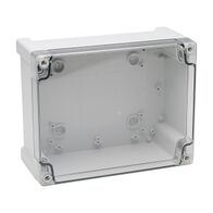 NHP NLINE Terminal Box Plastic IP65 H130 x W130 x D75mm Clear