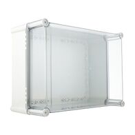Fibox SOLID Terminal Box PC IP66 and IP67 H280 x W380 x D180mm Clear