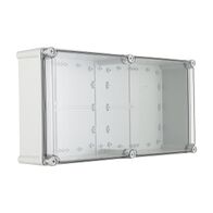 Fibox SOLID Terminal Box PC IP66 and IP67 H280 x W560 x D130mm Clear