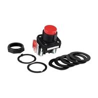 Allen-Bradley 800H Pushbutton 30.5mm Complete PL Guards on Contacts EXT HD 1NO 1NC Red