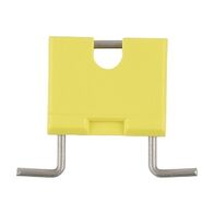 NHP DIN-T Accessory Locking Device Non Captive suits DTCB10H 4mm Yellow Qty 10
