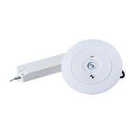 Stanilite Single Point Economy Emergency Spitfire Recessed with Flex and Plug with LIFEPO4 Battery