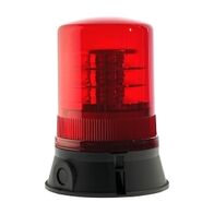 Moflash LED 400 Rotating Beacon 18 LEDS 80 to 120 RPM IP65 85 to 280V AC or DC Lens Red