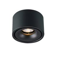 Round Surface Mount DL Black Tri Color 10w