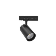 40w Three Phase Track Head Black