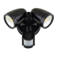 Twin Spotlight with Sensor - Black