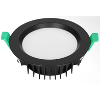 13W Recessed Tri-Colour Downlight - Black