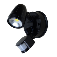Single Spotlight with Sensor- Black