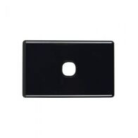 SW1PL/BLK - 1 Gang Less Mech Black