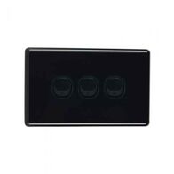 N/SW3/BLK - 3 Gang 16 Amp Switch Black