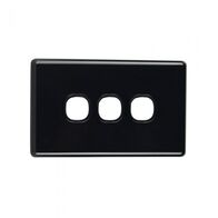 SW3PL/BLK - 3 Gang Less Mech Black