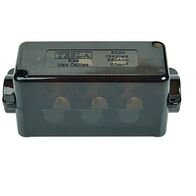 L350/7 - 7 Hole 350A Neutral Link - Black