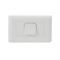 SW1/LD - Large Dolly 1 Gang 16Amp Switch White