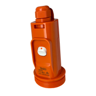 Orange Suspension Extension Socket 15AMP 3 Pin 250V