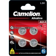 CAMELION ALKALINE LR44/AG13 CS-BP4