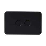 PIXIE AMBIENCE WALL & FACE PLATES - SEMI GLOSS BLACK  FACE PLATE ONLY