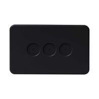 PIXIE AMBIENCE WALL & FACE PLATES - SEMI GLOSS BLACK  FACE PLATE ONLY