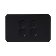 PIXIE AMBIENCE WALL & FACE PLATES - SEMI GLOSS BLACK  FACE PLATE ONLY