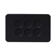 PIXIE AMBIENCE WALL & FACE PLATES - SEMI GLOSS BLACK  FACE PLATE ONLY