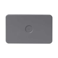 PIXIE AMBIENCE WALL & FACE PLATES - SEMI GLOSS GREY  FACE PLATE ONLY
