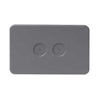 PIXIE AMBIENCE WALL & FACE PLATES - SEMI GLOSS GREY  FACE PLATE ONLY